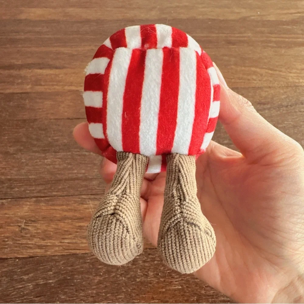 Cute Popcorn Plush Toy Aesthetic Kawaii Soft Stuffed Doll Funny Gift
